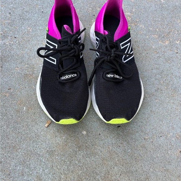 New Balance Women's Black and Purple Sneakers - Picture 2 of 7